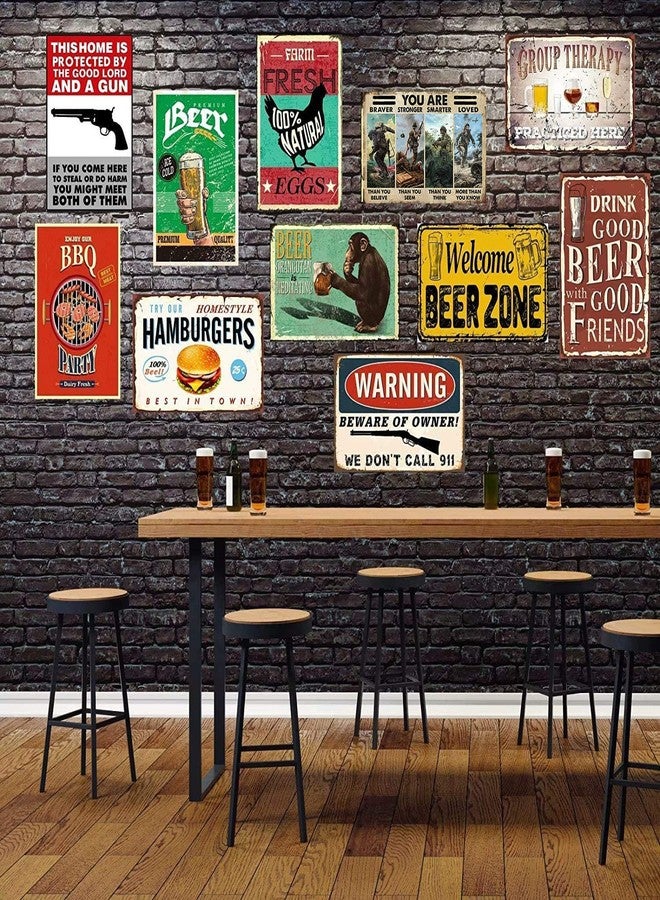 Cusde Memorial Day Veteran Tin Sign Veteran You are Braver Stronger Sign Army Soldier Poster Gift Home Office Man Cave Coffee Bar Wall Decor 12x8 Inch - Image 4